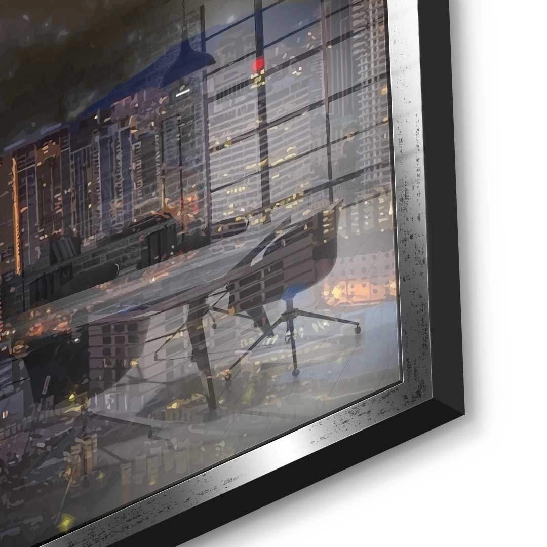 Stadt der Galaxy - Acrylglas