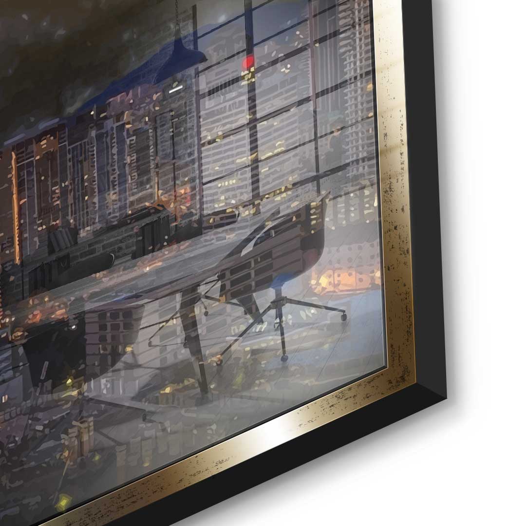 Stadt der Galaxy - Acrylglas