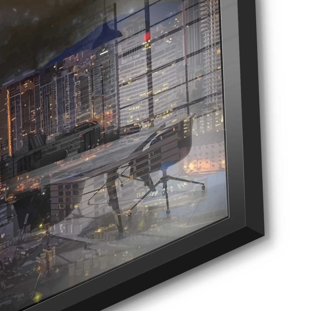 Stadt der Galaxy - Acrylglas