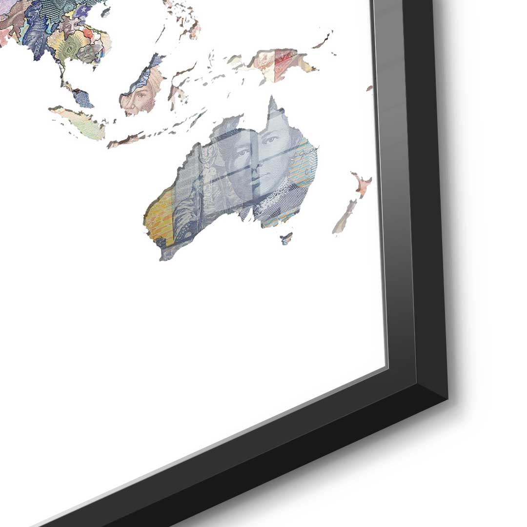 Geld regiert die Welt - White Edition - Acrylglas