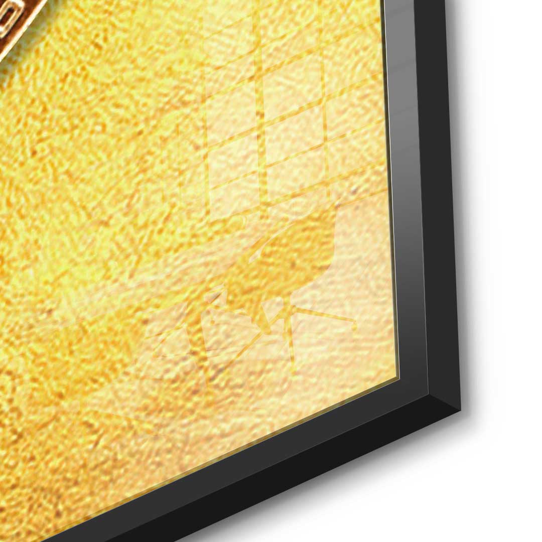 Golden Bitcoin - Acrylglas