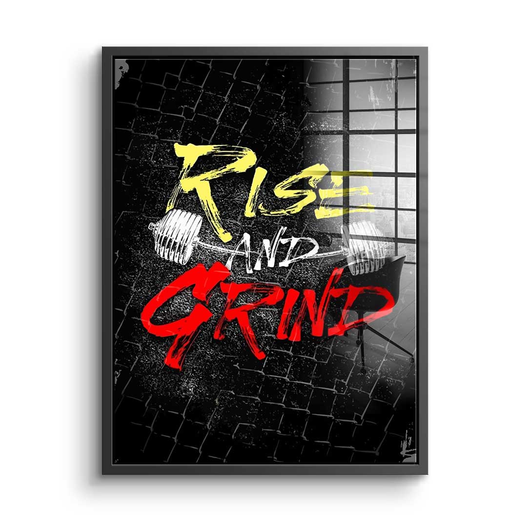 Rise And Grind - Akryl