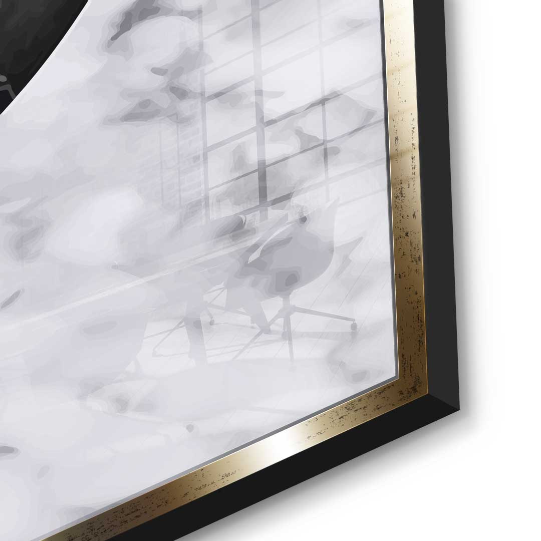 Lippen X Marmor - Acrylglas