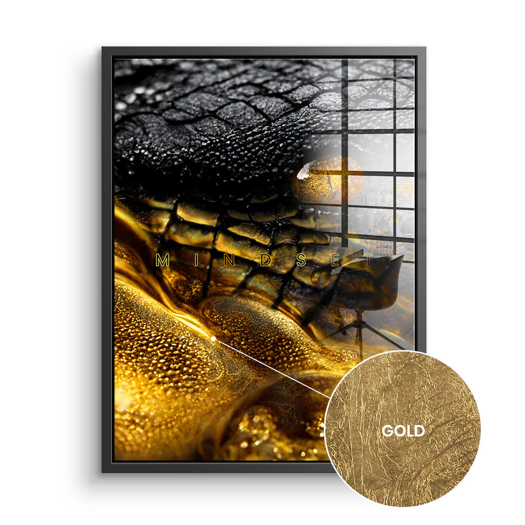 Gold Crocodile - ZŁOTO PŁATKOWE