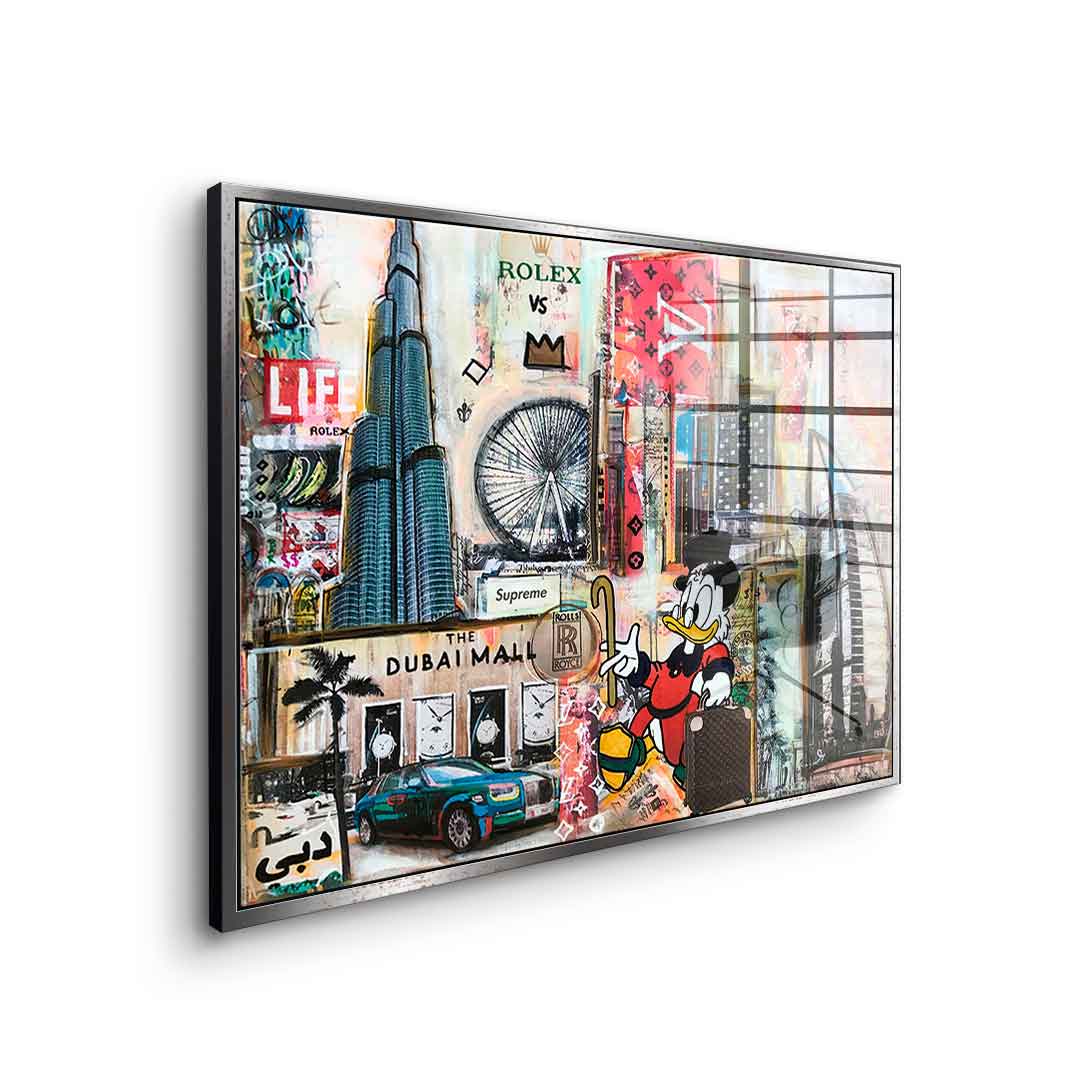 Dagobert in Dubai - Acrylglas