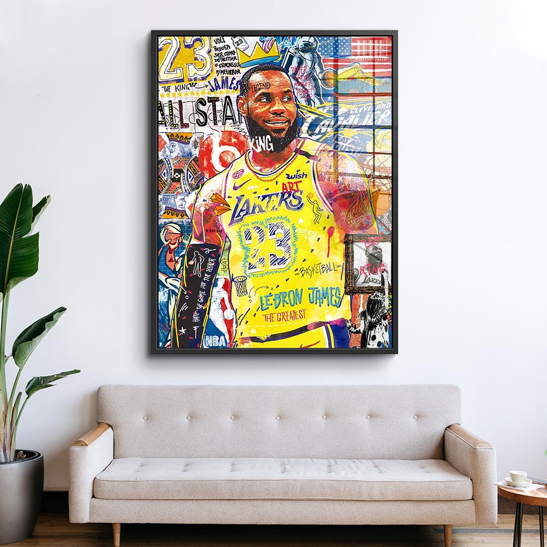 Lebron The King - Acrylglas