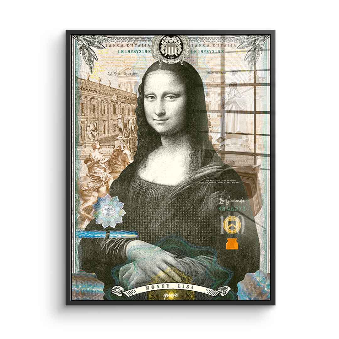 Money Lisa - Acrylglas