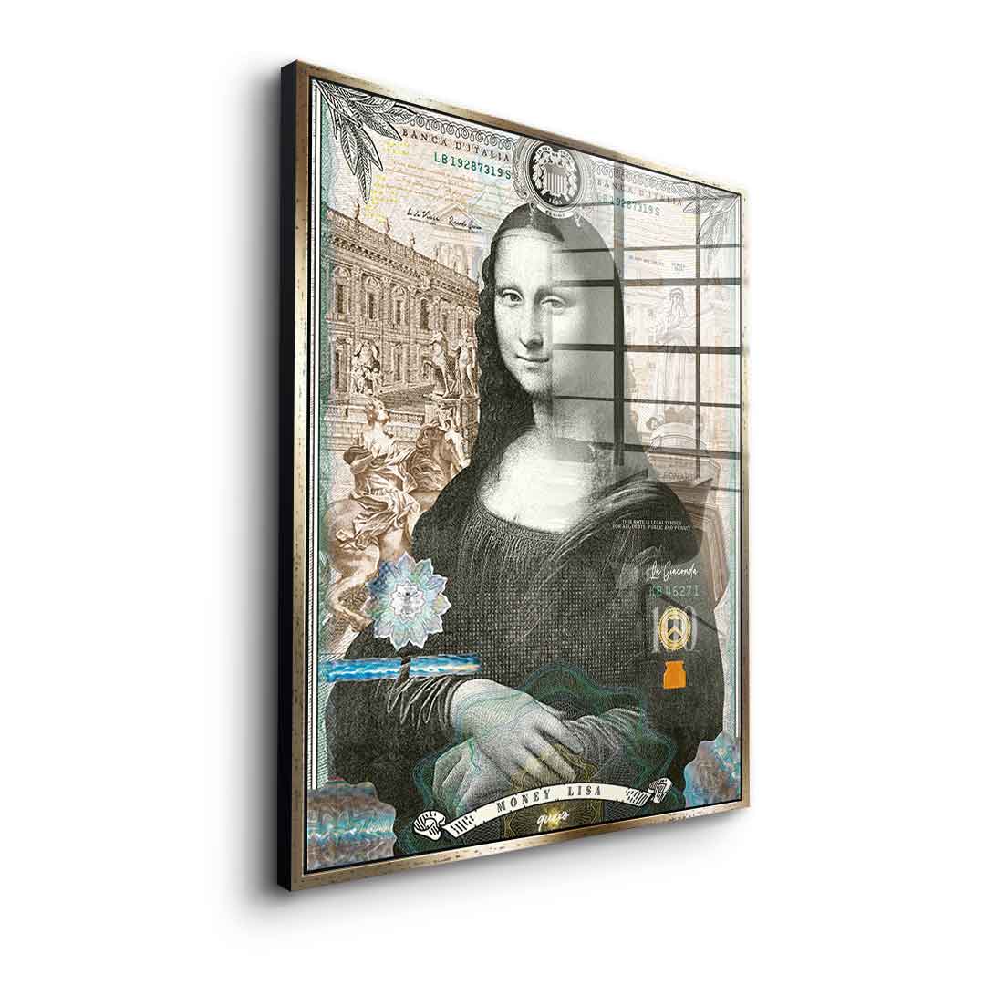 Money Lisa - Acrylglas