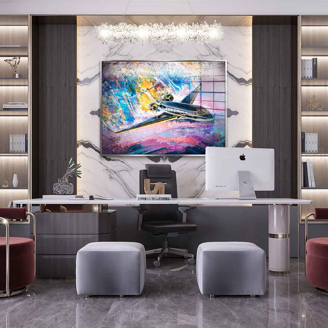 Private Jet - Acrylic glass