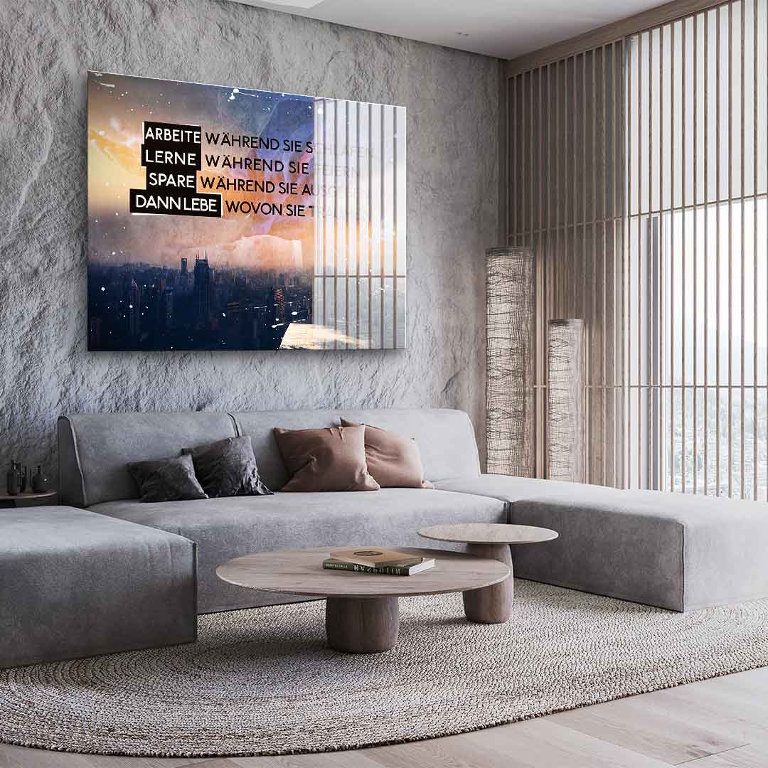 Live Like They Dream - Acrylglas
