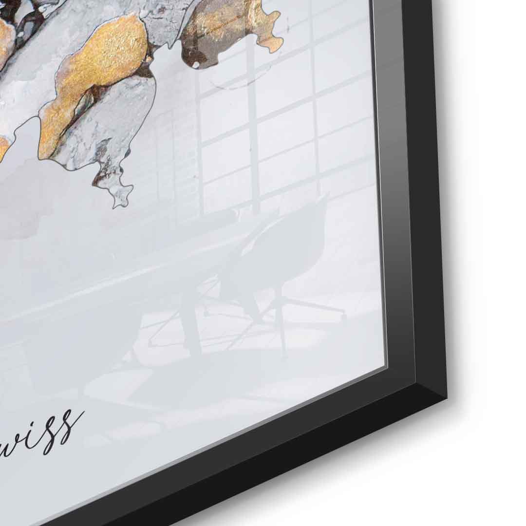 Abstract Countries - Swiss - Acrylglas
