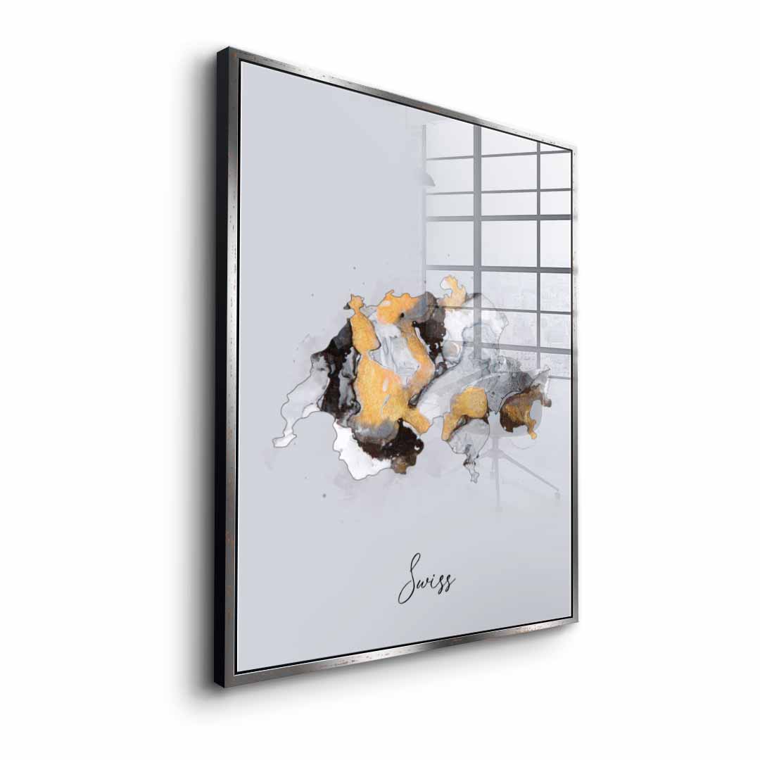 Abstract Countries - Swiss - Acrylglas
