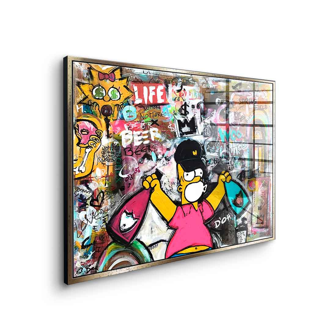 Simpson Collage - Acrylglas