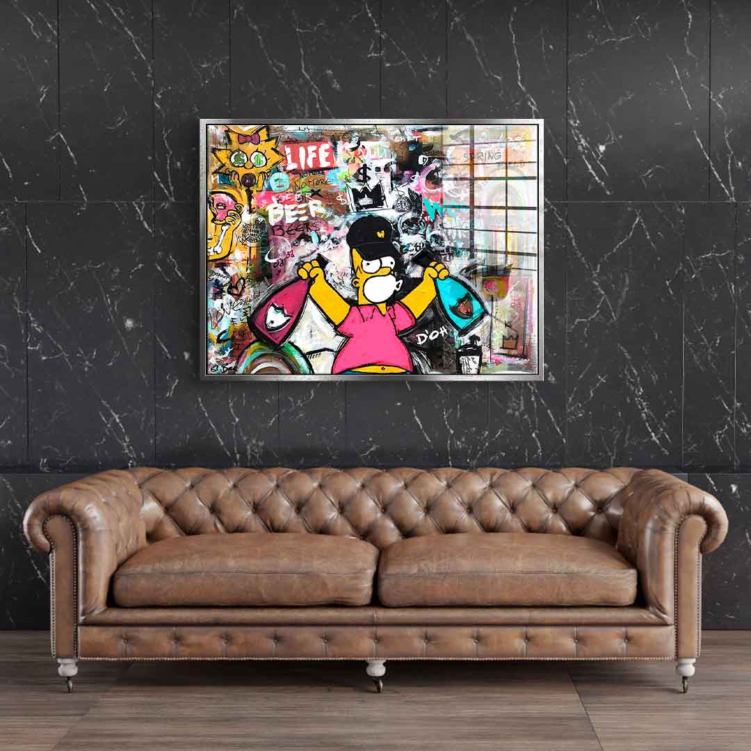 Simpson Collage - Acrylglas