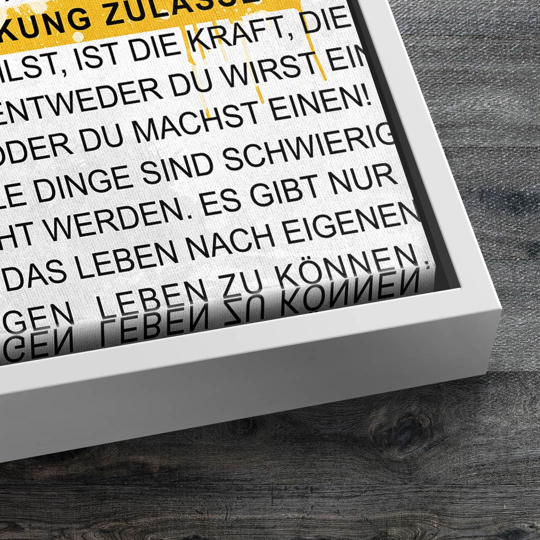 Keine Ablenkung