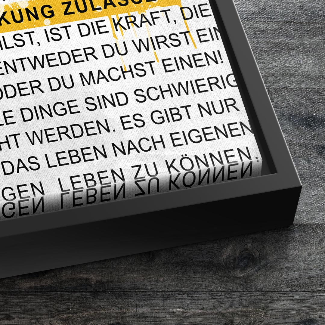 Keine Ablenkung